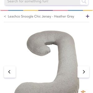 Snoogle pregnancy body pillow